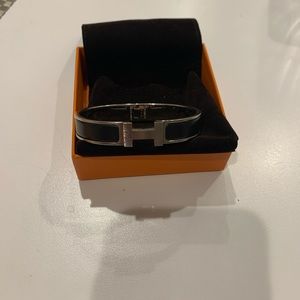 Hermes H clic clac bracelet